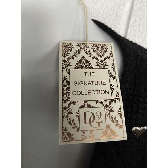 DG2 by Diane Gilman Heart Studded Cropped Jacket - Picture 4 of 5